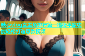 糖心vlog女主角排行第一揭秘平家功能轻松打造爆款视频