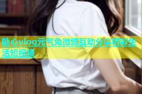 糖心vlog元气兔微博互动分享精彩生活短视频