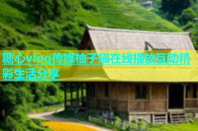 糖心vlog传媒柚子猫在线播放互动精彩生活分享