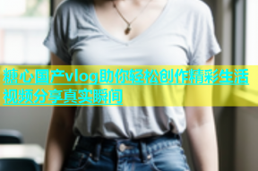糖心国产vlog助你轻松创作精彩生活视频分享真实瞬间