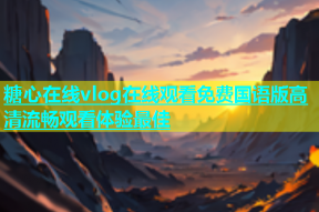 糖心在线vlog在线观看免费国语版高清流畅观看体验最佳