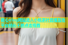 糖心vlog网站进入小桃茶叶直播互动平台精彩不断点击观看