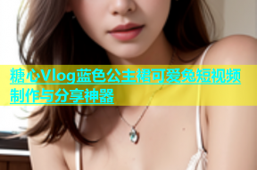 糖心Vlog蓝色公主裙可爱兔短视频制作与分享神器