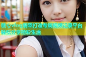 糖心vlog翡翠打造专属视频记录平台轻松分享精彩生活