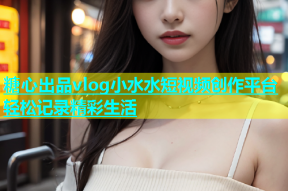 糖心出品vlog小水水短视频创作平台轻松记录精彩生活