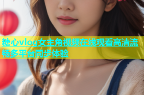 糖心vlog女主角视频在线观看高清流畅多平台同步体验