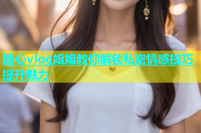 糖心vlog姐姐教你解锁私密情感技巧提升魅力