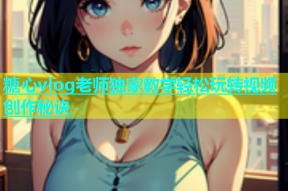 糖心vlog老师独家教学轻松玩转视频创作秘诀