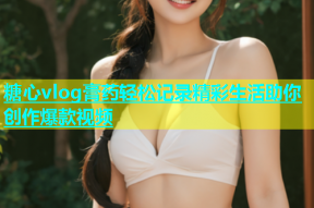 糖心vlog膏药轻松记录精彩生活助你创作爆款视频