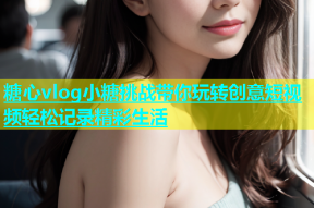 糖心vlog小糖挑战带你玩转创意短视频轻松记录精彩生活