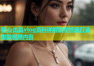 糖心出品vlog资料详解助你快速打造爆款视频内容