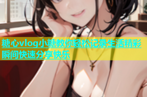 糖心vlog小糖教你轻松记录生活精彩瞬间快速分享快乐