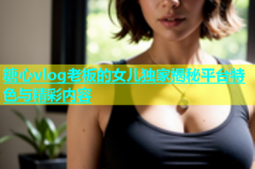 糖心vlog老板的女儿独家揭秘平台特色与精彩内容