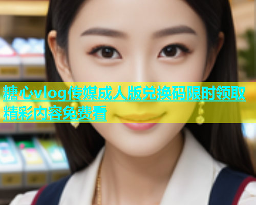 糖心vlog传媒成人版兑换码限时领取精彩内容免费看  第1张
