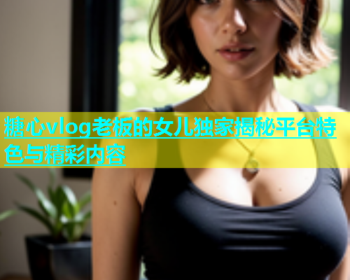 糖心vlog老板的女儿独家揭秘平台特色与精彩内容  第1张